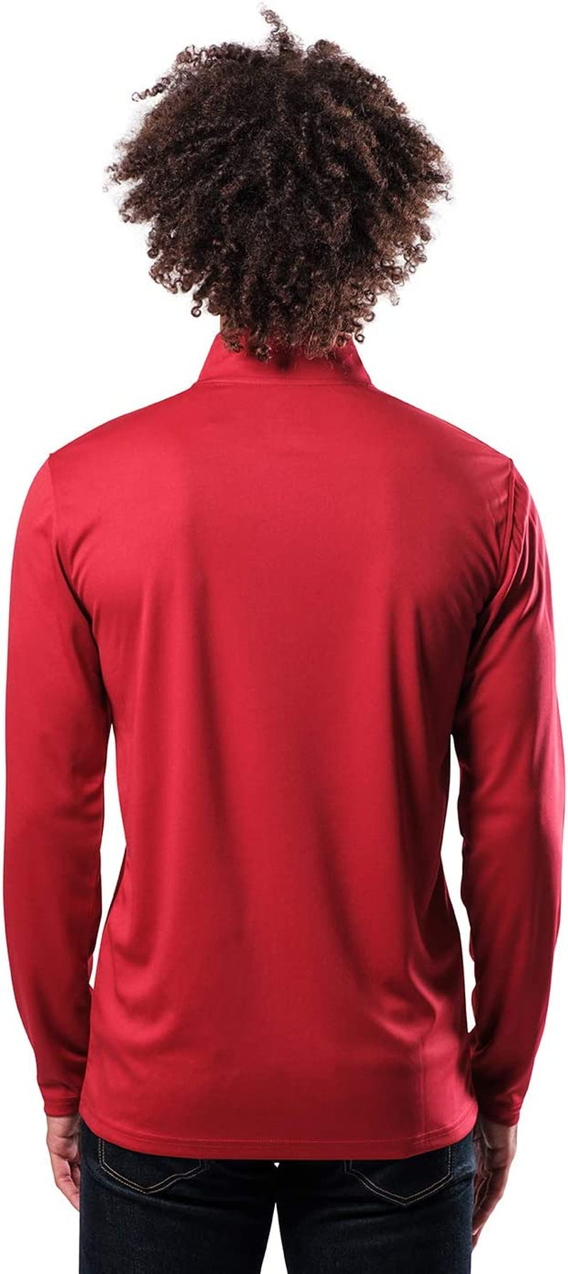 NBA Men'S Quarter Zip Long Sleeve Pullover T-Shirt