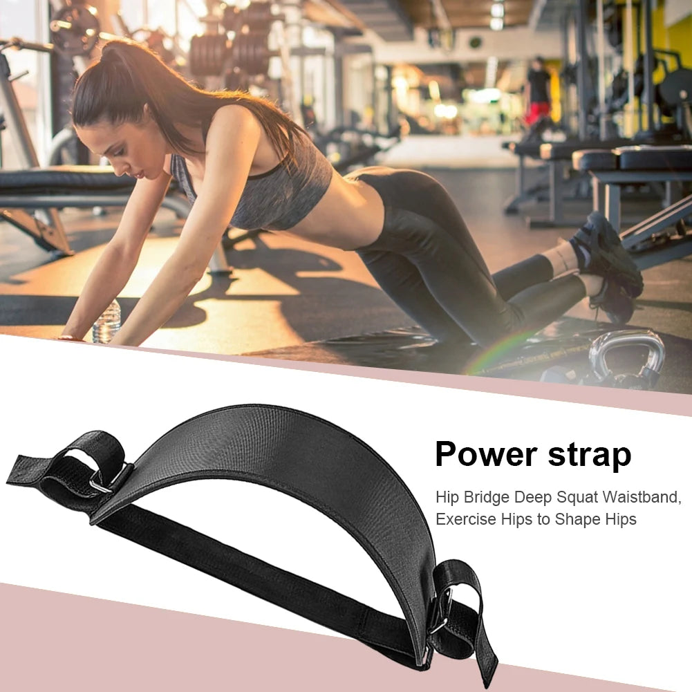 Hip Thrust Belt for Glute Bridge Pad Workout with Dumbbells Kettlebells for Dumbbells/Kettlebells/Plates for Fitness Accessories